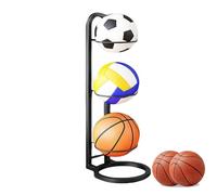 Support mural réglable à 5 niveaux pour ballons de sport, basket-ball, football, volley-ball
