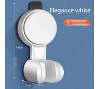 Support Mural Réglable À Ventouse Pour Grand Pommeau De Douche,Relocable - Type Style 1 White