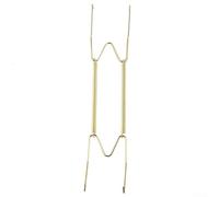 Support mural réglable avec support de plaque à ressort pour exposer des assiettes rondes ou carrées sur un mur ou un porche (30,5 cm)