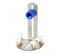 Support mural réglable en acier inoxydable avec interfaces de 15 mm et 6 mm pour l'alignement des outils (feuille galvanisée)