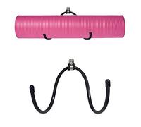 Support mural réglable en métal, support de rangement mural pour traversin de yoga,tapis d’exercice, blocs de yoga, serviette de tapis de yoga, sangle de transport, tapis de yoga, rouleau en mousse