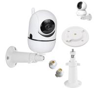 Support mural réglable pour caméra de sécurité avec écran HelloBaby HB6550/ HB6560/ HB65/ HB40/ HB6339/ HB66, ANMEATE SM935E, vis universelle 6,35 mm, avec base TP-Link Tapo C200 C210 C220, facile à
