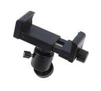 Support mural réglable pour caméra de sécurité domestique avec grand clip pour un placement sûr sur différentes surfaces Convient pour les caméras avec trous de vis de 6 mm (noir)