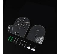 Support mural réglable pour caméras dôme - Support de montage sans perçage offrant un soutien stable et un positionnement flexible pour différents types de caméras dôme (Transparent A)