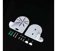 Support mural réglable pour caméras dôme - Support de montage sans perçage offrant un soutien stable et un positionnement flexible pour différents types de caméras dôme - Blanc A