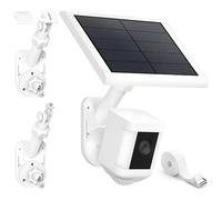 Support mural réglable pour caméras et panneaux solaires, support de sécurité universel 2 en 1 pour panneau solaire et caméra Ring/Blink/Eufy/Arlo/Wyze/Reolink avec Ring Stick Up/Outdoor Plus