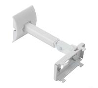 Support mural réglable pour haut-parleur Bose Cube, design pivotant et inclinable, construction ABS, compatible avec BOSE 5, 15 x 15 x 5 cm, support d'étagère audio gain de place (blanc)