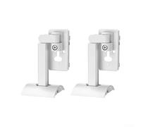 Support mural réglable pour haut-parleur BOSE UB-20 II, support plafond et | Matériau ABS, installation au plafond ou au mur, design peu encombrant, blanc et noir, lot de 2