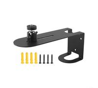 Support mural réglable pour projecteur à vis de 6,35 mm pour mini projecteurs LCD DLP - Construction robuste en aluminium et acier pour home cinéma Noir 20 cm