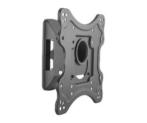 Support mural réglable STELL SHO 7500 TV 23-42 VESA 100x100-200x200 Charge 35 kg Noir Mat