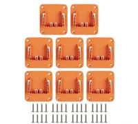 Support mural RIDGID 18 V pour quai de perceuse - Porte-outils en ABS pour rangement organisé dans le garage, l'atelier, le camion et les espaces de travail industriels (8 pièces)