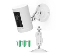 Support mural Ring caméra，pour Ring Stick Up Cam, Ring Indoor Cam (1ère génération), Ring Stick Up Cam batterie,Arlo Pro 4/3/2, Arlo Ultra, support de réglable à 360 ° pour intérieur extérieur
