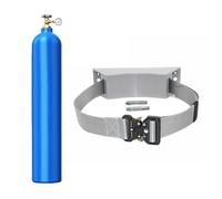 Support mural robuste for bouteilles de gaz, for sécuriser l'oxygène, l'azote, l'argon et plus encore, avec sangle réglable(Gray,1pc)