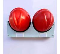 Support Mural Robuste pour Casque de sécurité - Support de Rangement pour Casque pour Atelier, Bureau et Maison - Peut contenir 2 Casques, étiquette Nominative Incluse - 50 cm (19,7 po)
