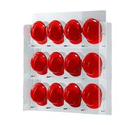 Support Mural Robuste pour Casque de sécurité - Support de Rangement pour Casques d'atelier et Organisateur de Casquettes de sécurité Incendie, Peut contenir 12 Casques, idéal pour Le Bureau