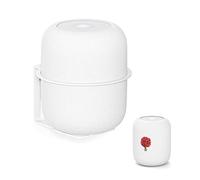 Support mural robuste pour haut-parleur Homepod 1 et Homepod 2 avec coque anti-poussière pour Homepod - Support mural en métal pour Homepod 1ère et 2ème génération, facile à installer, blanc