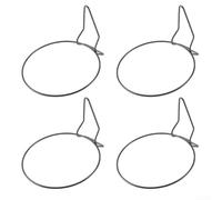 Support mural robuste pour pot de fleurs en anneau, pour présenter des plantes dans les jardins et balcons (triangle de 17 cm)