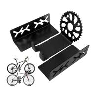 Support mural robuste pour vélo - Support horizontal en métal | Support de rangement sécurisé pour roues de vélo de route, vélos électriques et draisiennes, présentoir peu encombrant pour