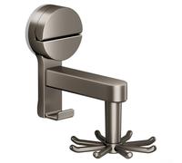 Support mural rotatif à ventouse pour ustensiles de cuisine pour cuillères, spatules, louches avec rotation à 360 degrés (2 gris)