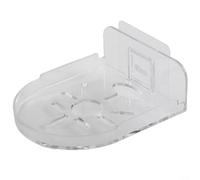 Support mural sans perçage pour caméra de vidéosurveillance, support flottant en plastique pour caméras de sécurité, routeurs, webcams, haut-parleurs et appareils intelligents (blanc)