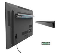 Support Mural sans perçage pour téléviseur de 32 à 75 Pouces jusqu'à 68 kg, Facile à Installer avec Compteur à Bulles