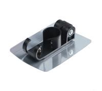 Support mural solide pour douche G1/2 (noir) | Construction en aluminium de qualité supérieure, résistant à la rouille, angle réglable, pas de perçage nécessaire