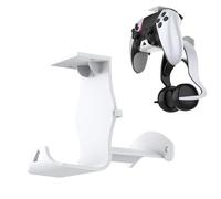 Support mural/ sous table Crochet pour PS5 PRO Pour PS4 Pour Xbox Pour Switch Casque Contrôleur Support mural Support de stockage Bracket (Blanc)