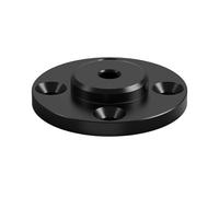 Support mural standard en alliage d'aluminium avec filetage 1/4 - Compatible avec les lampes reflex numériques et les pinces de smartphone - Adaptateur de trépied noir