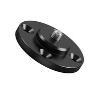 Support mural standard en alliage d'aluminium avec filetage 1/4 - Compatible avec les lampes reflex numériques - Pinces de smartphone - Noir - Support mural pour Vlog