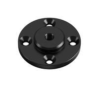 Support mural standard en alliage d'aluminium avec filetage 1/4 compatible avec les lampes reflex numériques, les pinces de smartphone, base en aluminium léger noir pour appareil photo