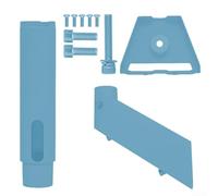 Support mural standard pour parabole Starlink - Compatible avec V3/Gen 3, support en alliage d'aluminium résistant aux intempéries pour une installation extérieure robuste (bleu)