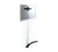 Pied pour écran - Erard - STANDiT 400 - 132,1 cm - Capacité de Charge 30 kg - Acier Noir/Blanc