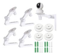 Support Mural/Support de Plafond Compatible avec caméra de Surveillance Tp-Link Tapo C225/C200/TC70, Kasa Ec70/Kc410s/Reolink E1/E1 Pro, avec Angle réglable, Rotation à 180 degrés (Lot de 2)