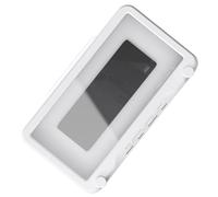 Support Mural Téléphone Portable Salle de Bain Étanche 360° | Boîtier Plastique Blanc, Rotation et Pose sans Perçage, pour Toilettes et Mur