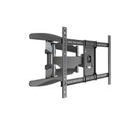 Support mural télescopique rotatif pour TV - Ajustement universel pour grands écrans, design peu encombrant, angles de vue optimaux pour les salons et les chambres à coucher
