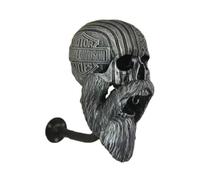 Support Mural Tête de Mort pour Casque - Idéal pour Moto, Vélo, Baseball et Rugby