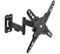 Support Mural - TOOQ - LP1344TN-B - Inclinable - Rotatif - 20 kg Max