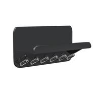 Support mural transparent pour enfants avec protections pour appartement, maison, entrée, décoration, outil de libération d'outils, étagère d'installation