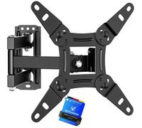 Support Mural TV 13-43 Pouces, Orientable ±90°, Inclinable +8°/-12°, Extensible, Charge 20 kg, TV Plat/Incurvé