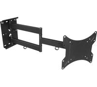 Support Mural Tv 16-55 Pouces - Fixation Murale Tv Peut Contenir Jusqu'À 45 Kg, Accroche Television Mural Orientable (± 180°), Incline (+ 12°, -2°) Et Étend, Support Vesa Noir Modèle: L22B