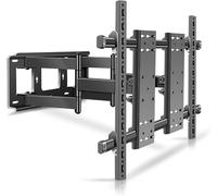 Support Mural Tv 75-120 Pouces Télé Coulissant Ultra Résistant Et Stable Fixation Murale Orientable Et Inclinable Bras Articulé Vesa Max 1000×600Mm Capacité Max 130Kg, Dy1000