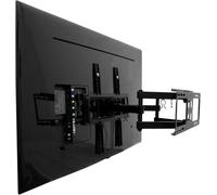 Support Mural Tv À Écran Plat Lcd, Led, Plasma Très Solide Support Inclinable Et Orientable Avec Peu De Distance Du Mur De Seulement 7,4 Cm. Extensible Réglable Accessoires Fischer Norme Vesa 200 X