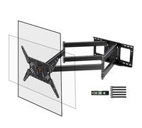 Support Mural TV à Extra Longue Portée 1060mm WHYFONE [180°Rotation] [180° Pivotant] Support TV Mural Orientable et Inclinable pour Écrans Plats/Incurvés 37-90 Pouces LED LCD, Max VESA 600x400mm