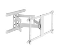 Support mural TV articulé écran 37''- 86'' - bras 6,9-66 cm blanc