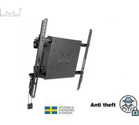 Support mural TV avec mediabox Multibrackets Multibrackets MB-1831, inclinable, max. 30 kg, noir