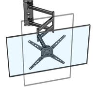 Support mural TV extra long 1035 mm, pivot 180°, inclinable, écran 17-50"", charge 30 kg, VESA 300x300 mm