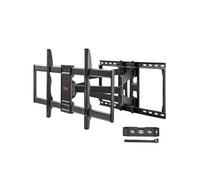 VEVOR Support Mural TV pour Écrans 37-90 pouces Jusqu'à 75 kg Fixation TV Murale Inclinable et Orientable Max. VESA 600x400 mm Accroche TV Mural à Plein Mouvement en Acier au Carbone Maison Bureau