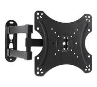 Support mural TV fixationsur bras rotatif orientable et inclinable Noir pour téléviseurs Samsung, Sony,LG,Tcl,Hisense de 14 à 43 VESA de 75X75mm, 100X100mm, 200X200mm -Visiodirect Noir G