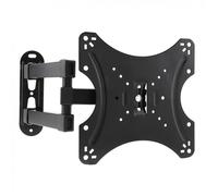 Support mural TV fixationsur bras rotatif orientable et inclinable pour TV OLED LG OLED55C3 2023 42"" VESA 75X75mm Noir -