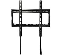 Support mural TV fixe pour téléviseurs de 32 à 65 pouces, VESA max 400 x 400 mm, supporte jusqu'à 45 kg, conception gain de place, convient pour les murs en béton, en brique et en bois